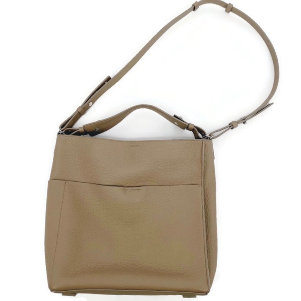 All Saints Cooper East West Leather Tote Bag Purse - Like New